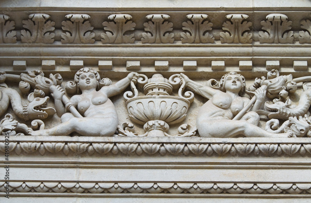 Santa Croce Basilica. Lecce. Puglia. Italy. Santa Croce Basilica. Lecce. Puglia. Italy.