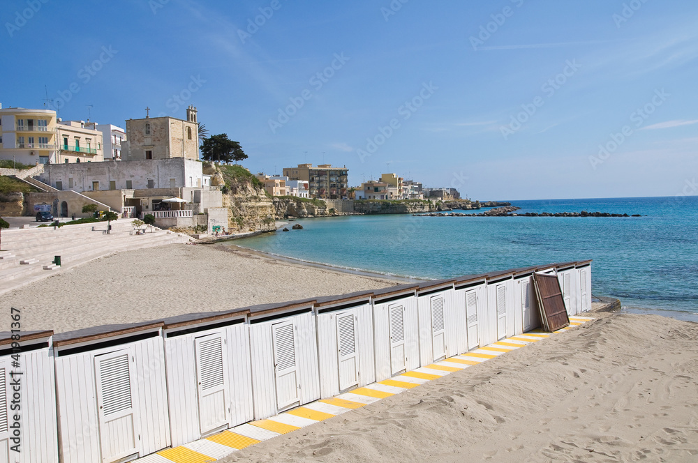 Panoramic view of Otranto. Puglia. Italy.
