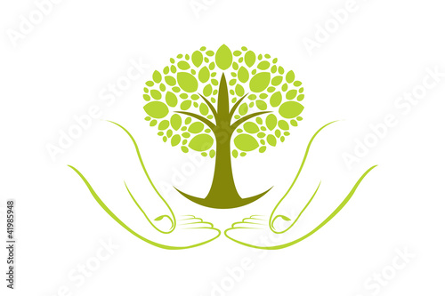 Green Tree Logo / Illustration