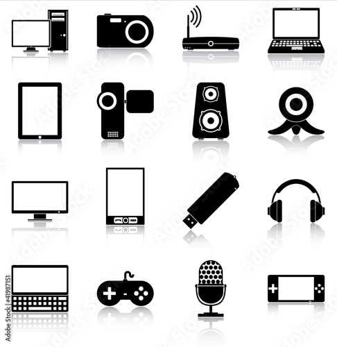 Electronics icons