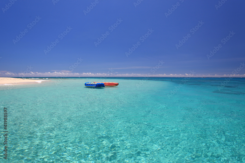 コバルトブルーの美しい海