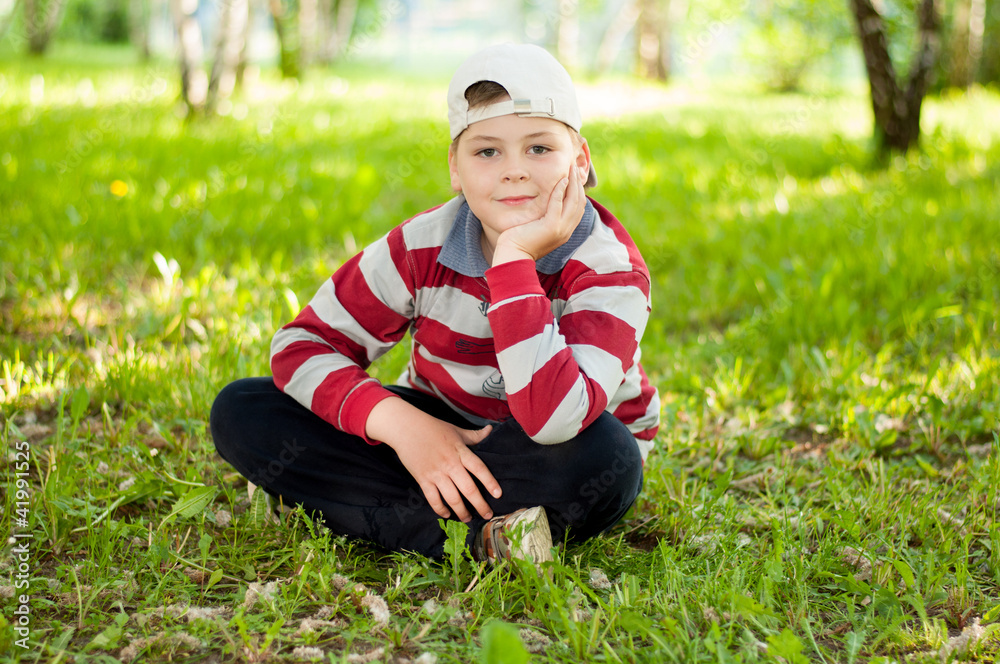 The Boy in the birch forest The Boy in the birch forest