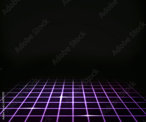 Violet Virtual Laser Floor Background
