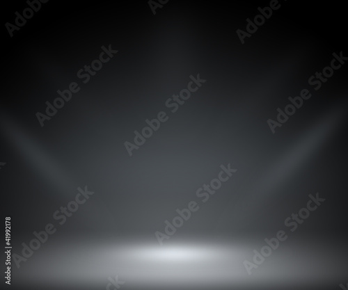 Dark Spotlight Room Background