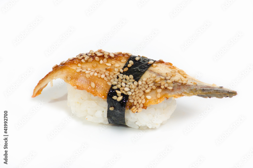 Various kinds of sushi and sashimi Various kinds of sushi and sashimi