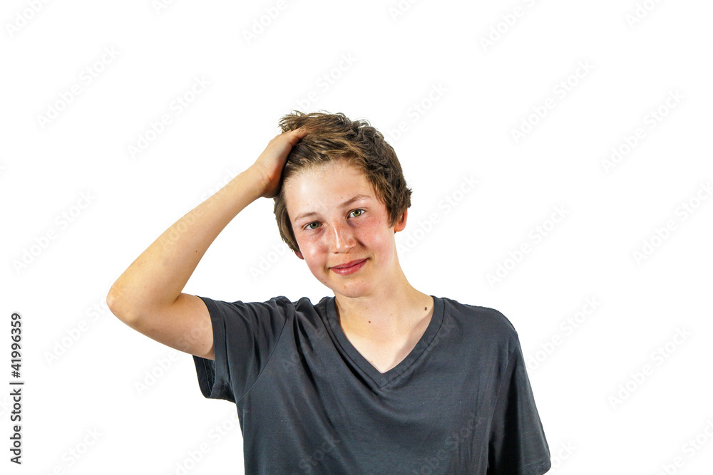 happy boy tearing ones hair happy boy tearing ones hair