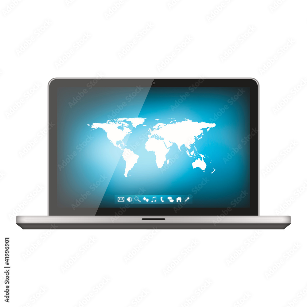 Notebook isolated on white background Notebook isolated on white background