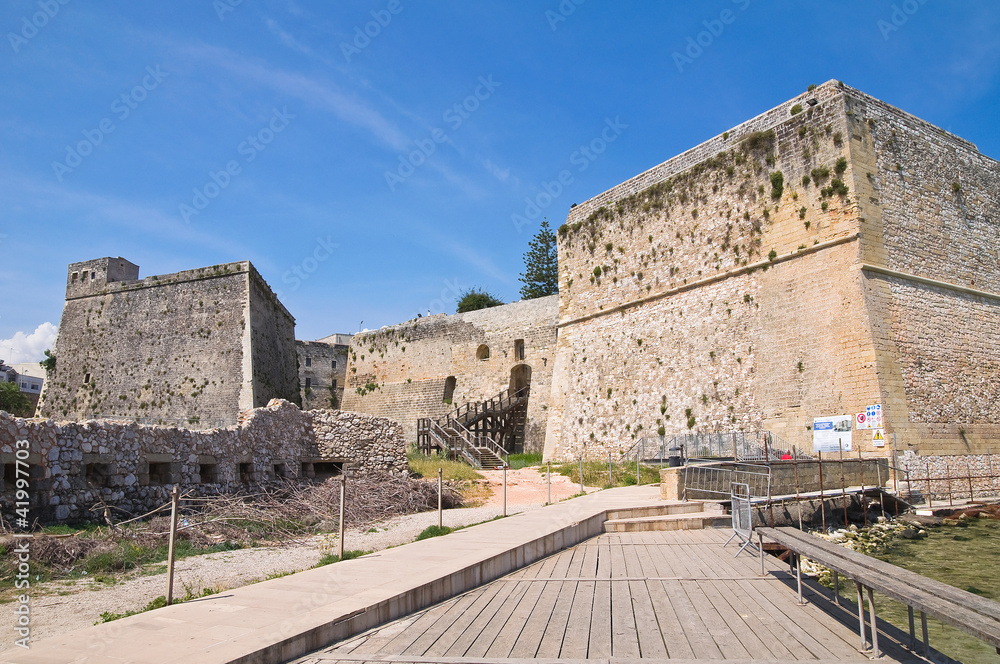The Aragonese Castle of Otranto. Puglia. Italy.