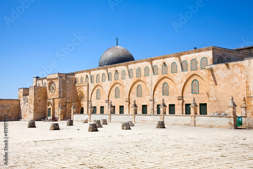 Al-aqsa mousque (Har Ha-Bayit) in Old City of Jerusalem