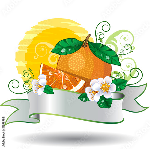 Orange banner