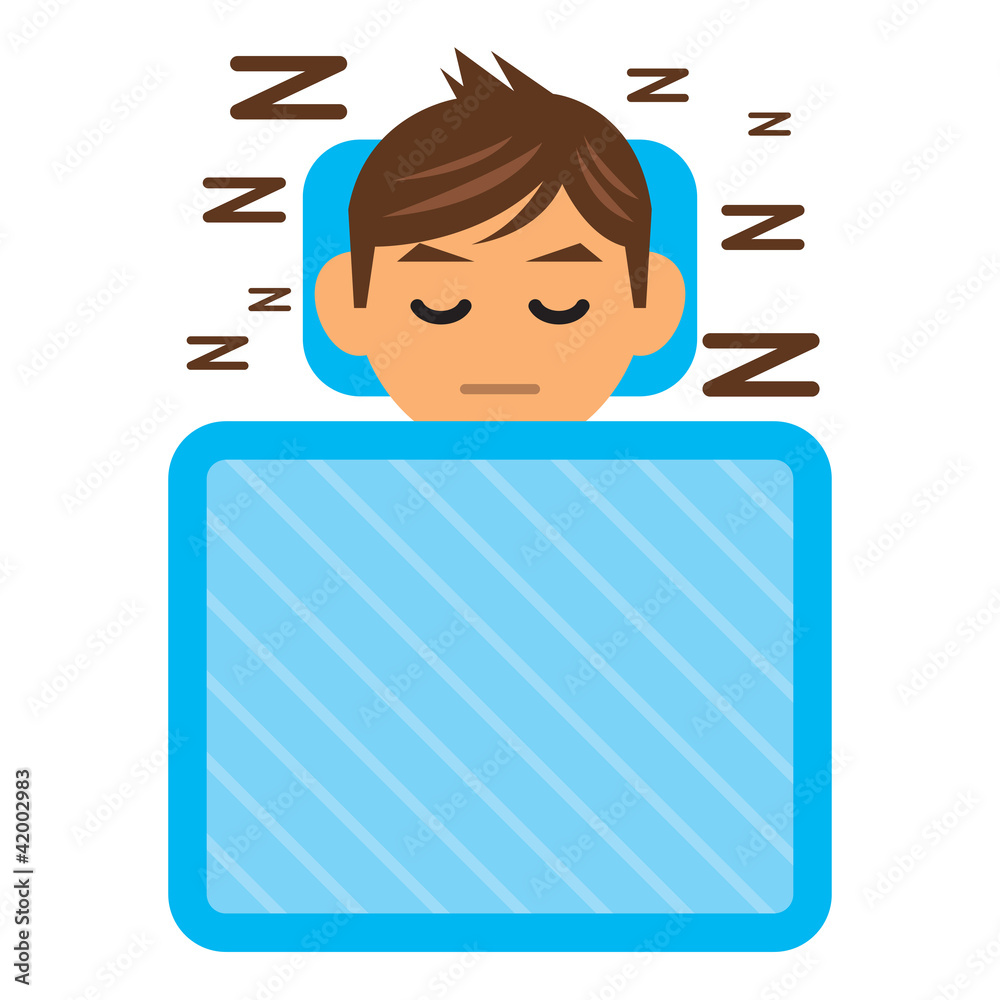 ビジネスマン イラスト 寝る 熟睡 睡眠 Stock Vector Adobe Stock