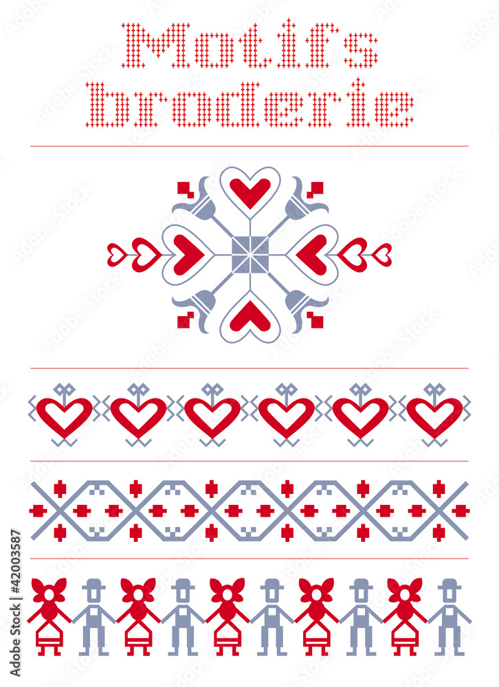 Φωτογραφία Motifs broderie
