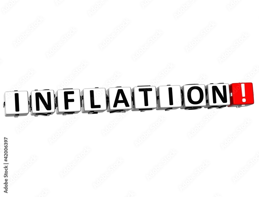 3D Inflation Button Click Here Block Text