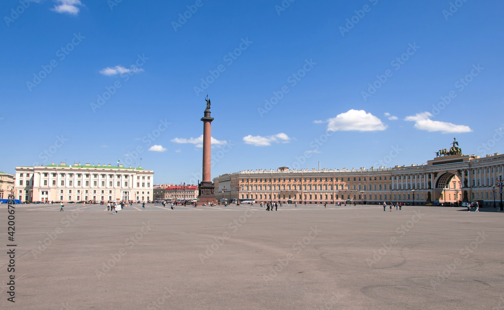 Winter Palace Square in St. Petersburg