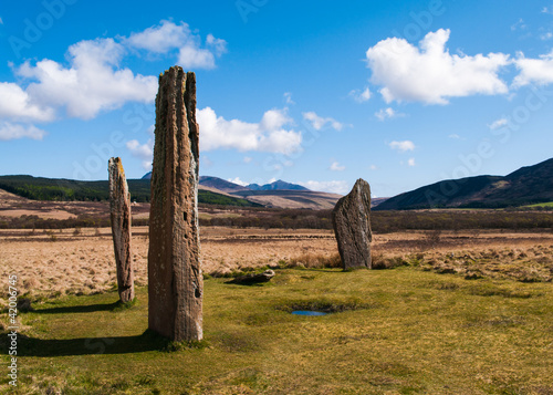 Machrie Moor stone circle - Isle of Arran, Scotland photo