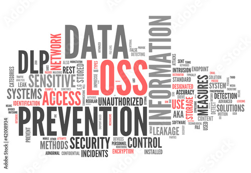 Word Cloud  Data Loss Prevention 