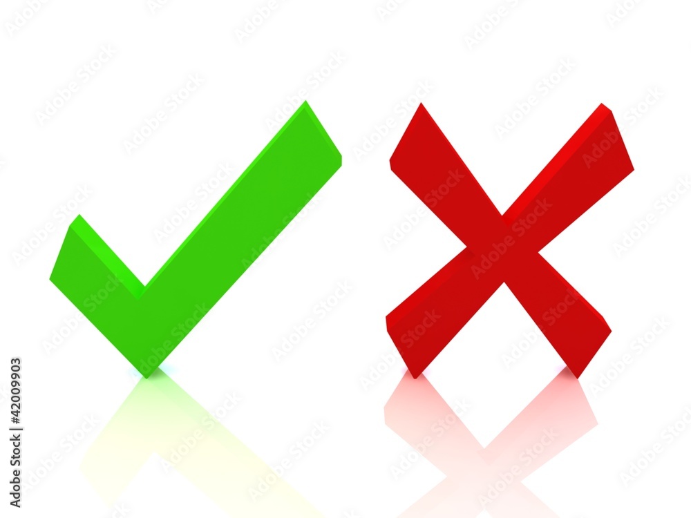 Check and cross Check and cross