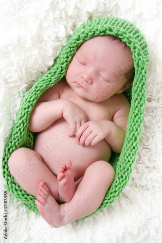 Newborn "green" baby