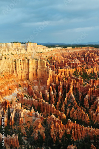 The Golden Sunrise at Bryce Point