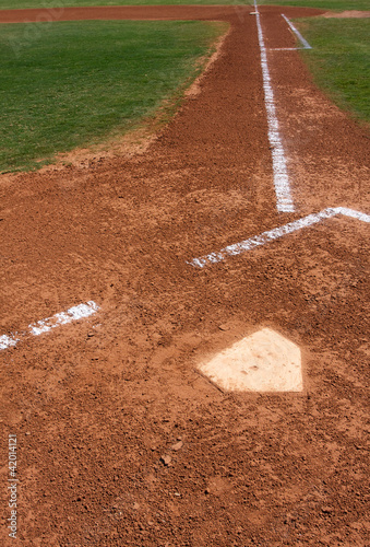 Photography Baseball Field at Home Plate