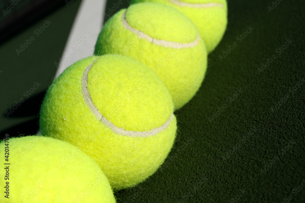 Tennis Balls Close Up