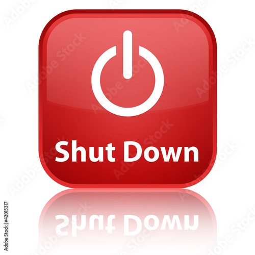 Foto "Shut Down" Square Button
