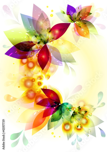 Abstract vector colorful background
