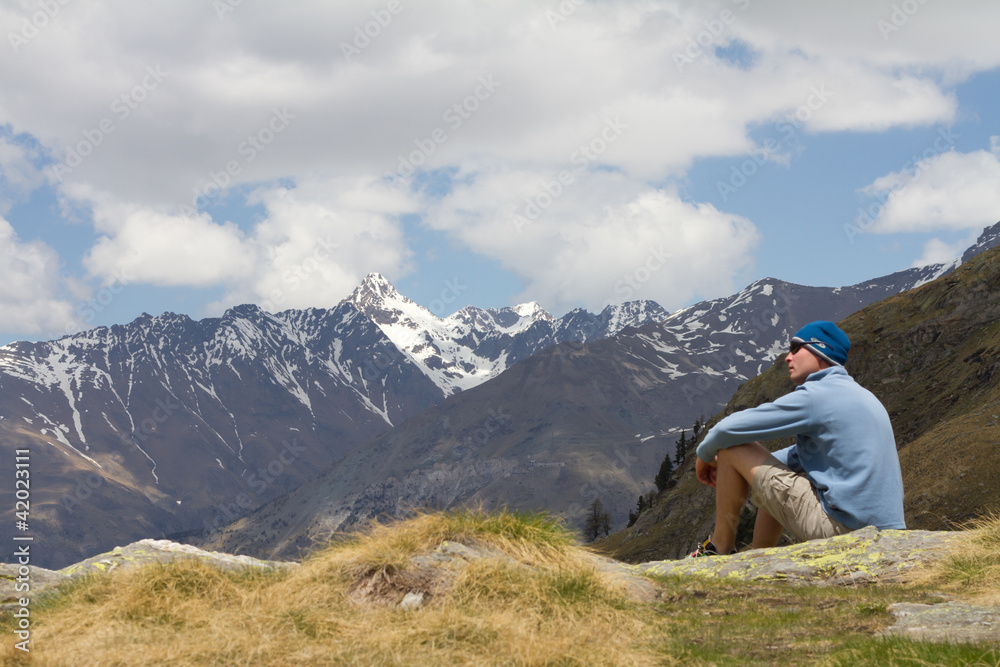 Randonneur contemplatif