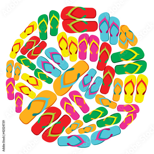 Flip flops circle