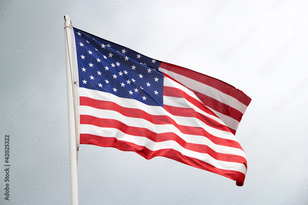Utah Beach drapeau américain