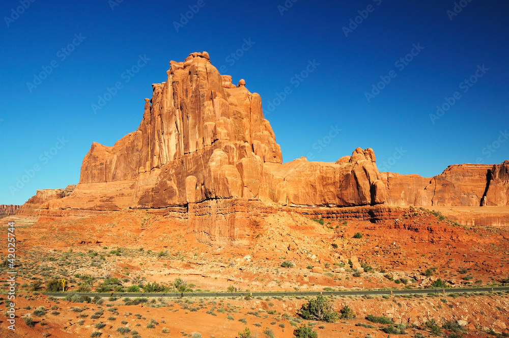 Fototapeta premium A view of Arches national Park