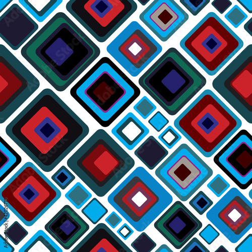 Retro style seamless pattern.