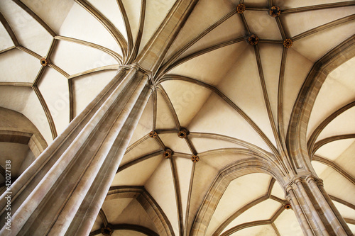 Gothic ceiling, Erfurt photo