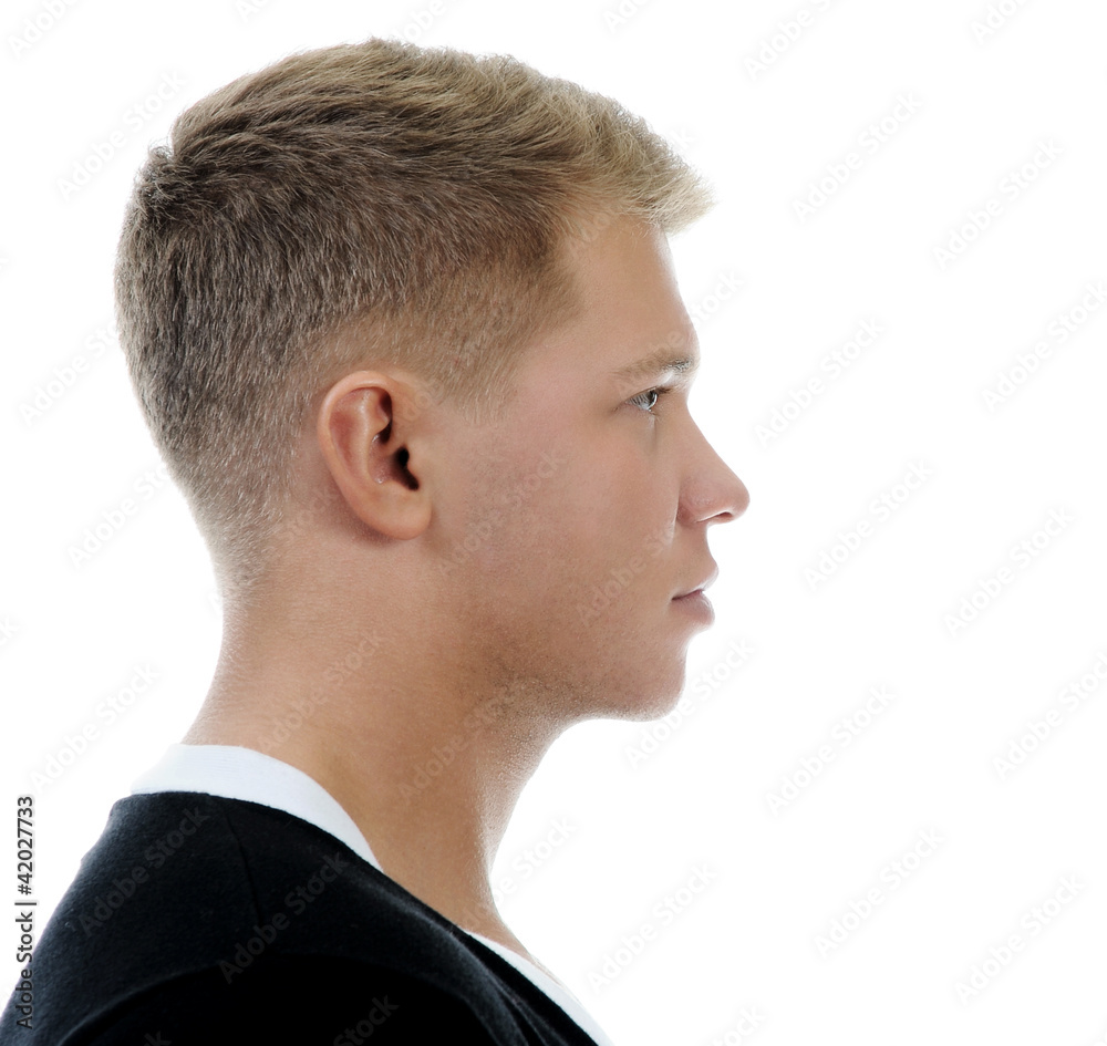 Portrait of a handsome young man