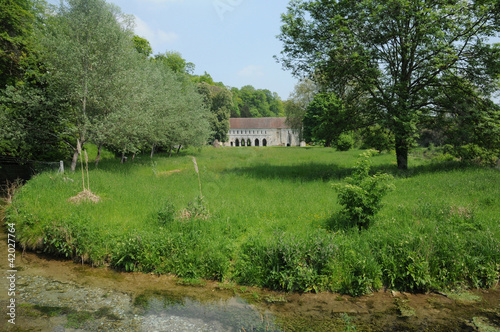 the abbey of Fontaine Guerard in Radepont photo