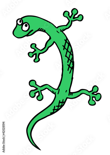 Cartoon lizard