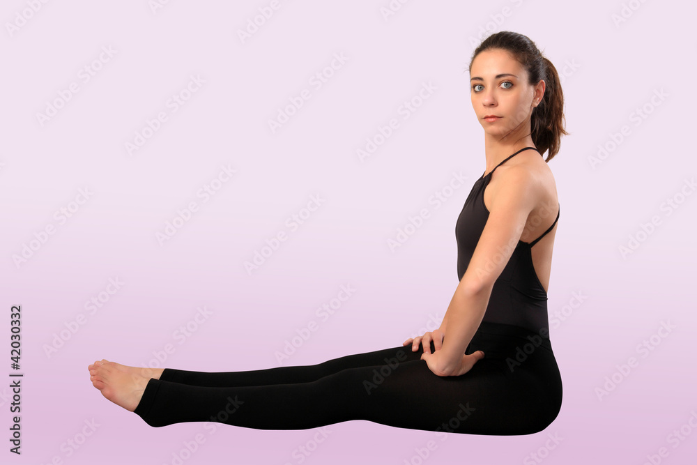 Fototapeta premium yoga instructor