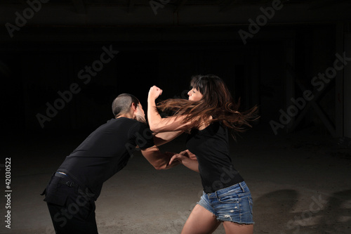martial arts female instructor