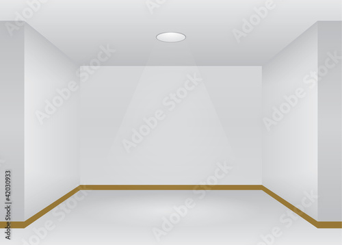 Interior with lights