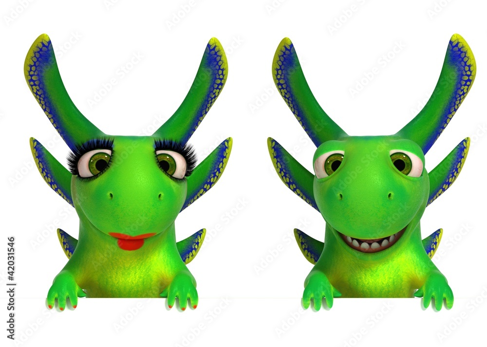 Obraz premium Lizards