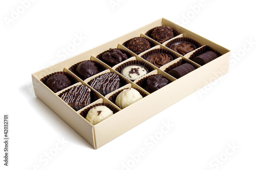 Chocolate Candy in the box