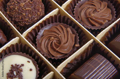 Chocolate Candy in the box