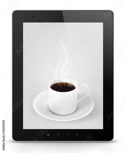 Tablet PC. Vector EPS 10.