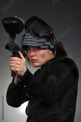 Obraz na płótnie Paintball Aim