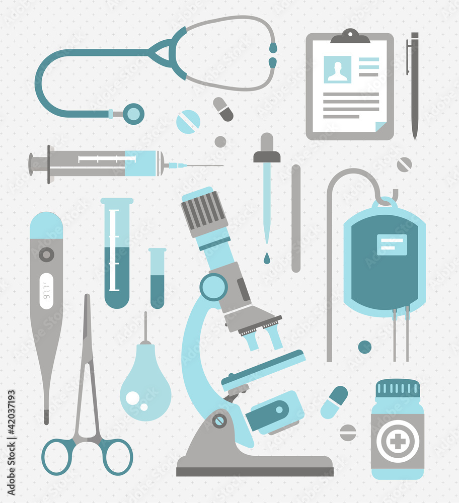 Vector set of medical icons Vector set of medical icons