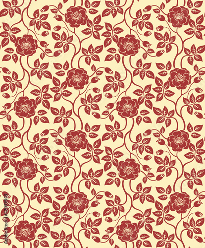 Seamless floral background