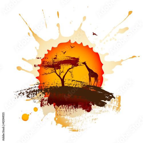 African sunset