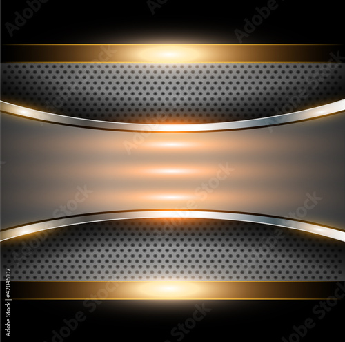 Abstract background elegant gold metallic