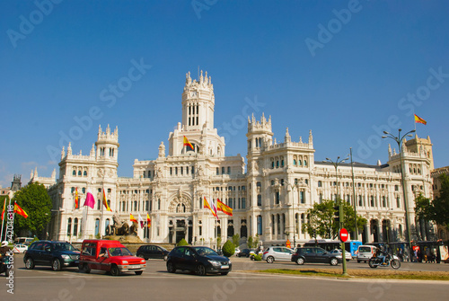 Palacio de Cibeles, Madrid, Spain © dinozzaver