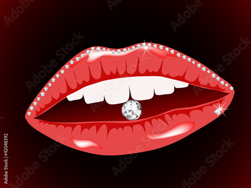 Rose lips